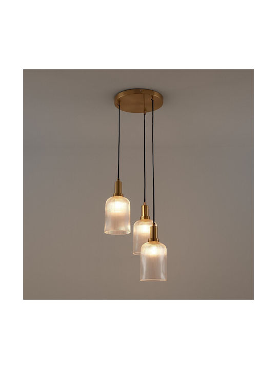 La Redoute Interieurs Κρεμαστό Φωτιστικό Κίτρινο LED 27.4x29x26εκ.