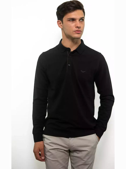Polo Long Sleeve Blouse Black