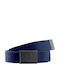 Elastic Men's Belt Blue