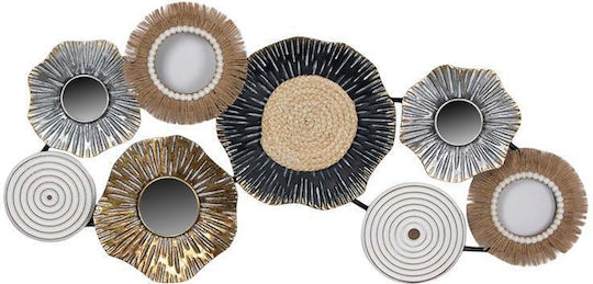 Fylliana Decorațiune Pentru Perete 3692 Multicolor Din Metal 95x6x46cm