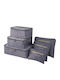Set Toiletry Bag in Gray color 38cm