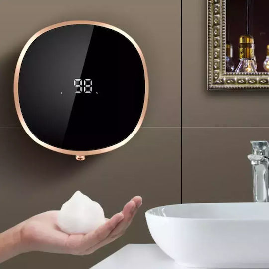 Wall Mounted Automatic Plastic Foam Dispenser Black 280ml