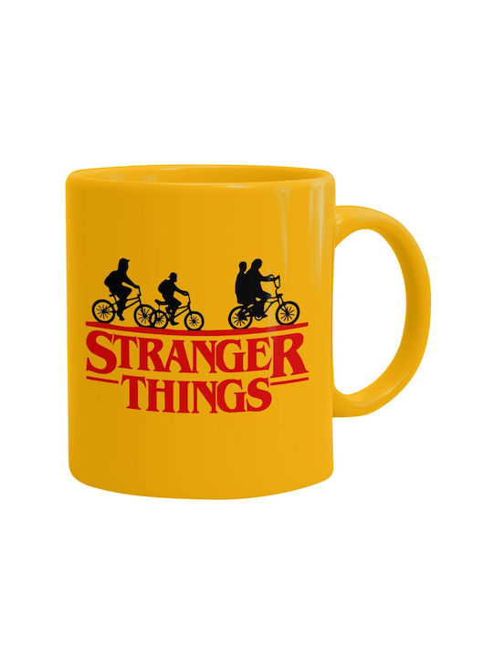 Koupakoupa Stranger Things Red Mug Ceramic Yell...