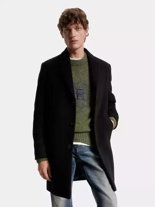 Tommy Hilfiger Men's Coat Black MW0MW32963BDS
