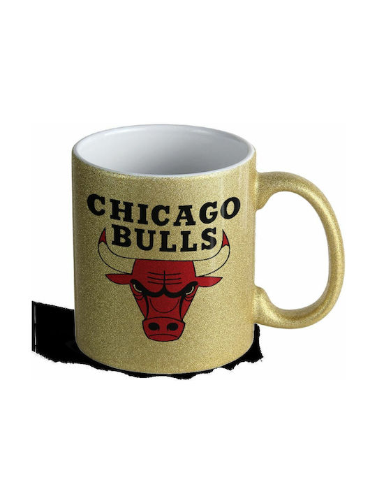 Koupakoupa Chicago Bulls Mug Ceramic Gold 330ml