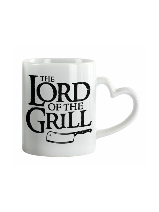 Koupakoupa Grill Κούπα Κεραμική Λευκή 330ml