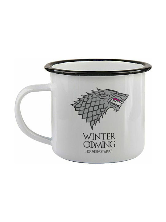 Koupakoupa Mug Enamel White 340ml