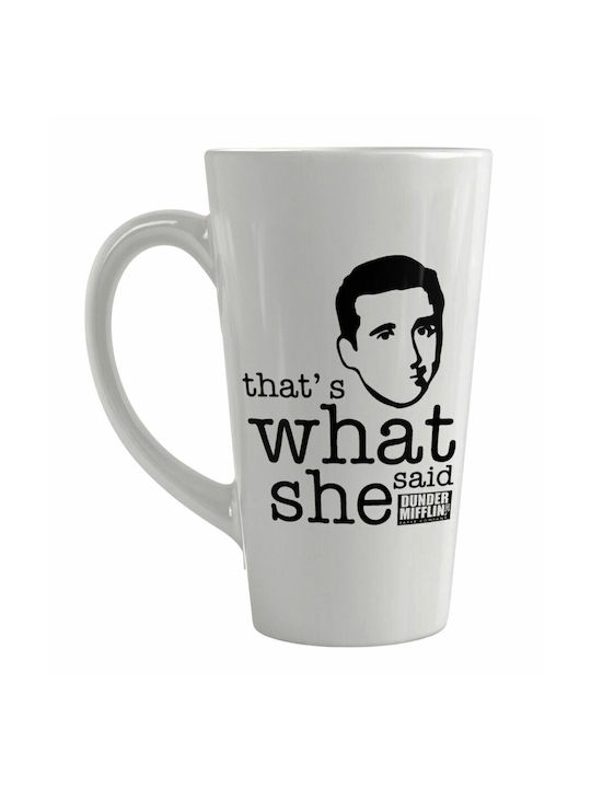 Koupakoupa Office Michael That's What She Said Ceramic Cup White 450ml