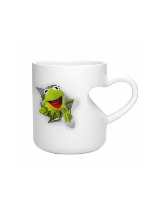 Koupakoupa Kermit Frog Κούπα Κεραμική Λευκή 330ml