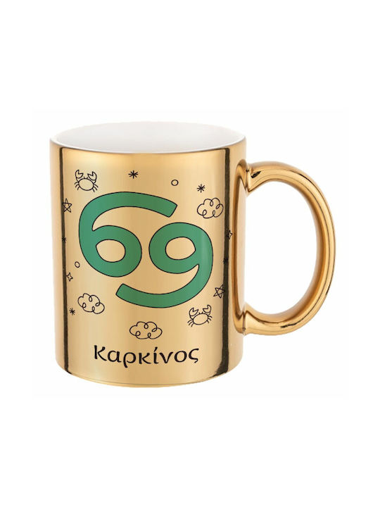Koupakoupa Sternzeichen Krebs Becher Keramik Go...