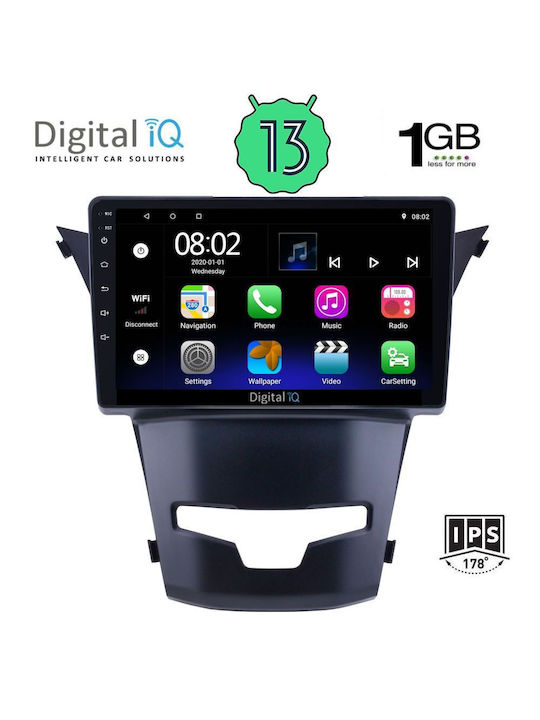 Digital IQ Car Audio System for Daewoo Korando Ssangyong Korando 2014> (Bluetooth/USB/WiFi/GPS) with Touch Screen 9"