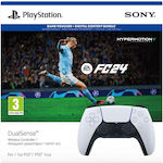 Sony DualSense & FC24 (Voucher Bundle) Kabellos Gamepad für PS5 Weiß