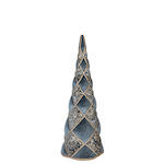 Weihnachtsdekoration Baum Kegel 22cm Blau Baum