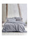 Rythmos Σετ Πάπλωμα Υπέρδιπλο 220x240εκ. Lovetta Γκρί 3τμχ