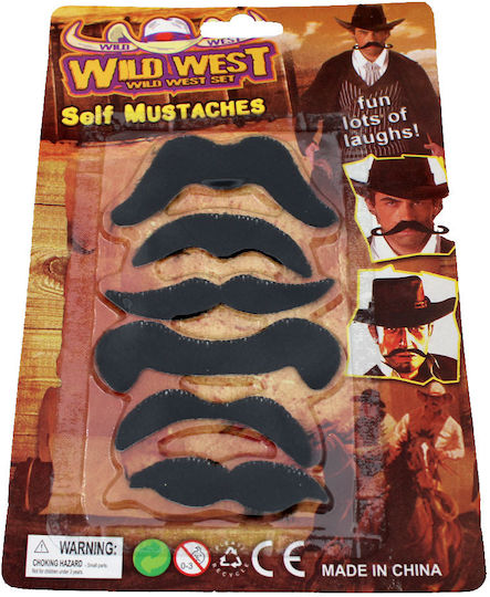 Mustach / Beard for Carnival 6pcs