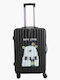 Bartuggi Kids Hard Travel Suitcase Black with 4 Wheels
