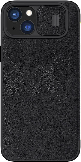Nillkin Qin Pro Book Δερματίνης 0.2mm Μαύρο (iPhone 15 Plus)