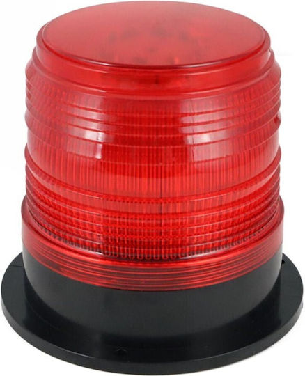 Autoline Car Beacon LED 12V 12cm with Red Lighting