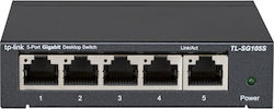 TP-LINK TL-SG105S v3 Unverwaltet L2 Switch mit 5 Ports Gigabit (1Gbps) Ethernet