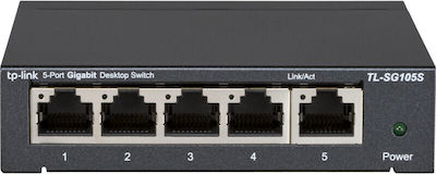 TP-LINK TL-SG105S Unmanaged L2 Switch with 5 Gigabit (1Gbps) Ethernet Ports