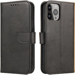 Hurtel Wallet Leather Durable Magnetic Black (Samsung M34)