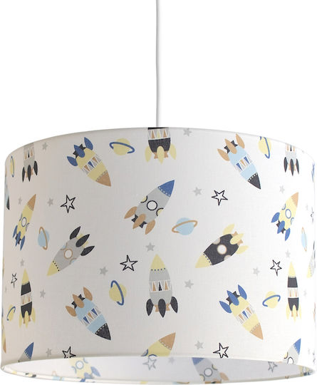 Veis Einfaches Licht Kinderdeckenleuchte Deckenleuchte 15W mit Fassung E27 Weiß 35x24cm