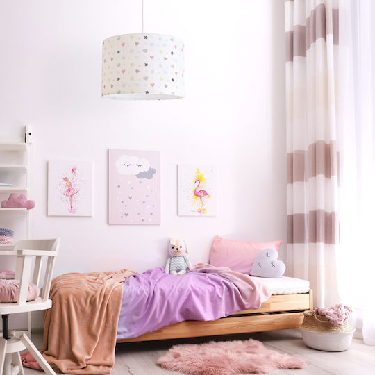 Veis Einfaches Licht Kinderdeckenleuchte Deckenleuchte 15W mit Fassung E27 Mehrfarbig 35x24cm