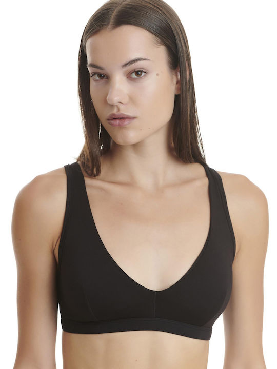 Walk Women's Bra without Padding Black