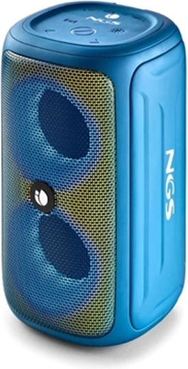 NGS Roller Beast Bluetooth-Lautsprecher 16W mit Radio und Akkulaufzeit bis zu 7 Stunden Blau