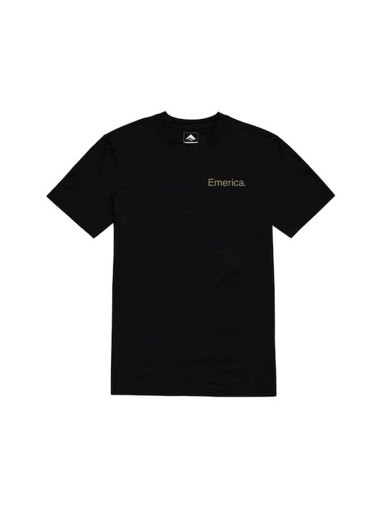 Emerica Ανδρικό T-shirt Κοντομάνικο Μαύρο