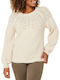 C'est Beau La Vie Women's Long Sleeve Sweater Beige