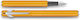 Caran D'ache Writing Pen Medium Orange made of Aluminum with Blue Ink