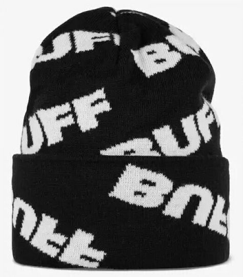 Hido Beanie Unisex Σκούφος Πλεκτός σε Μαύρο χρώμα