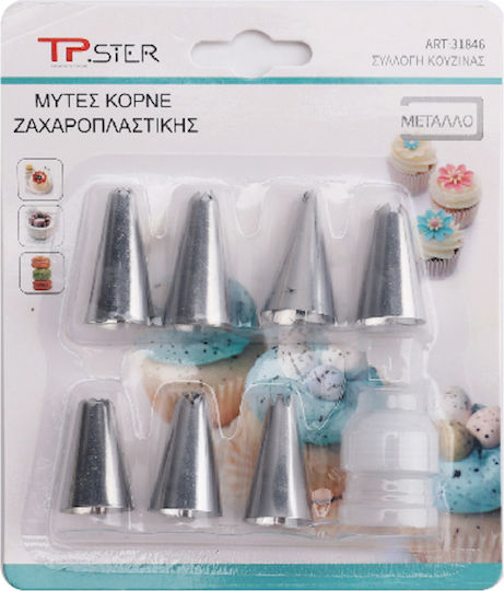 Tpster Set Pungi De Patiserie Metalic 31846