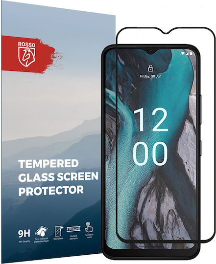 Rosso Tempered Glass Negru (Nokia C22)