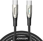 Joyroom SA27-CC5 Geflochten USB 2.0 Kabel USB-C männlich - USB-C 100W Schwarz 2m