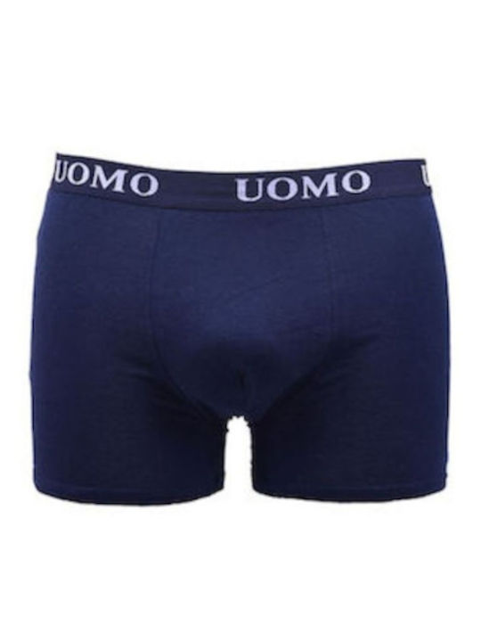 Uomo Herren Boxershorts Blau 1Packung