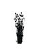 Bouquet of Artificial Flowers Black 1pcs