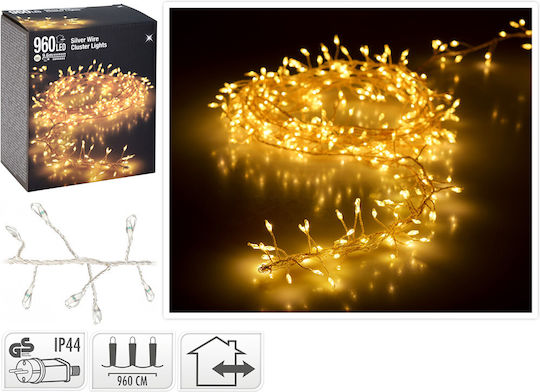 960 Lights LED 9.6m. Warm White in String 1pcs