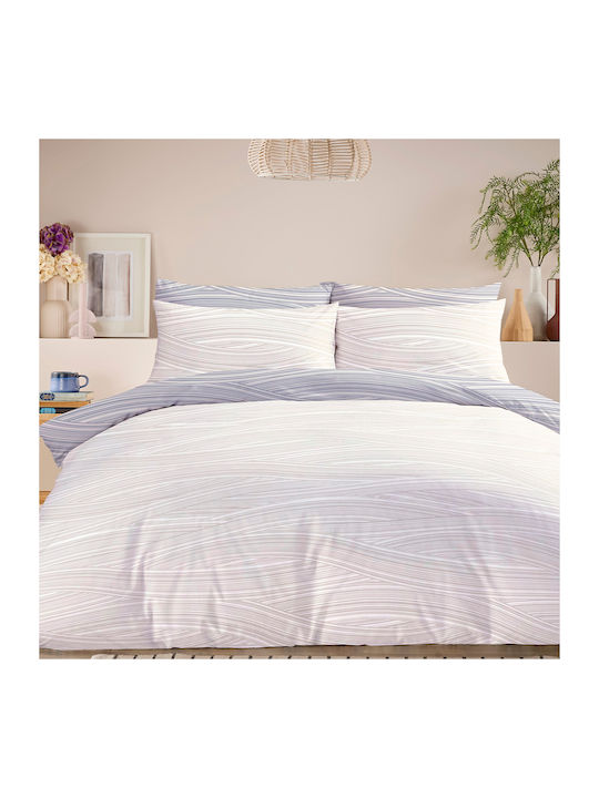 Viopros Basic Single Duvet Cover 160x240 Λινό