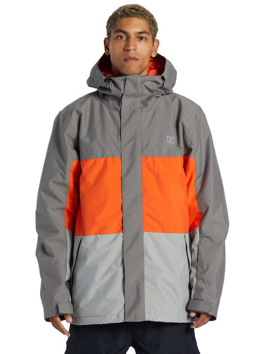 DC Defy Insulated 10k Technical ADYTJ03063-KPF0 Männer Jacke aus für Ski & Snowboard Gray