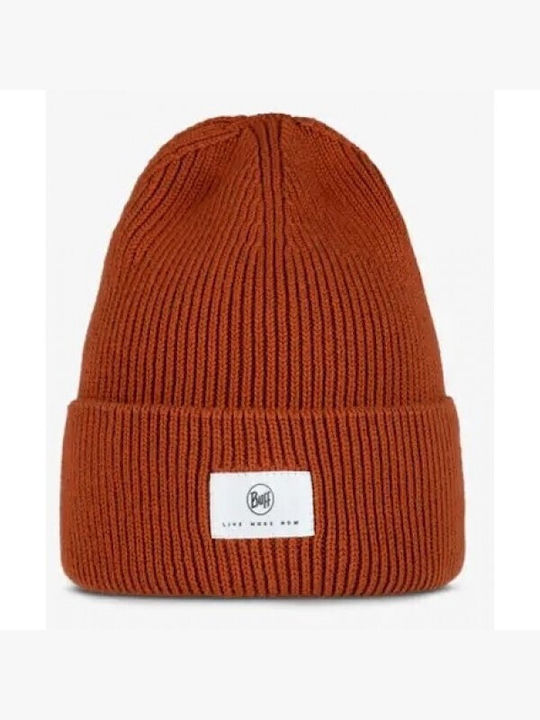 Buff Beanie Unisex Σκούφος Πλεκτός σε Καφέ χρώμα