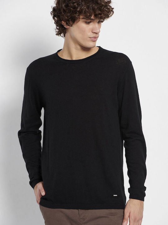 Funky Buddha Men's Long Sleeve Sweater Black