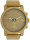Oozoo Timepieces Ανδρικό Ρολόι 48mm Μπαταρίας με Πράσινο Δερμάτινο Λουράκι