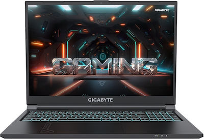 Gigabyte G6 KF 16" 165Hz (i7-13620H/16GB/512GB SSD/GeForce RTX 4060/No OS) negru de fum (Tastatură US)