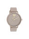 Oozoo Timepieces Watch with Brown Leather Strap