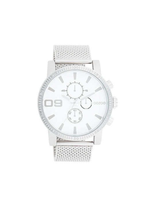 Oozoo Watch with Silver Metal Bracelet