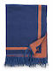 Verde Women's Wool Scarf Blue