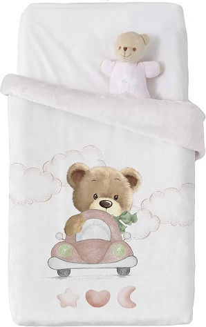 Manterol Casa Blanket Cot Vip Beige Beige 110x140cm