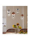 Sun Light Pendant Light Transparent with Socket G9 15cm
